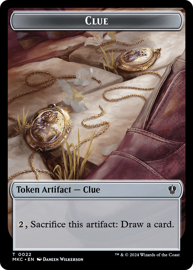 Indice // Insecte (0017) Jeton double face [Meurtres à Karlov Manor Commander Tokens] 
