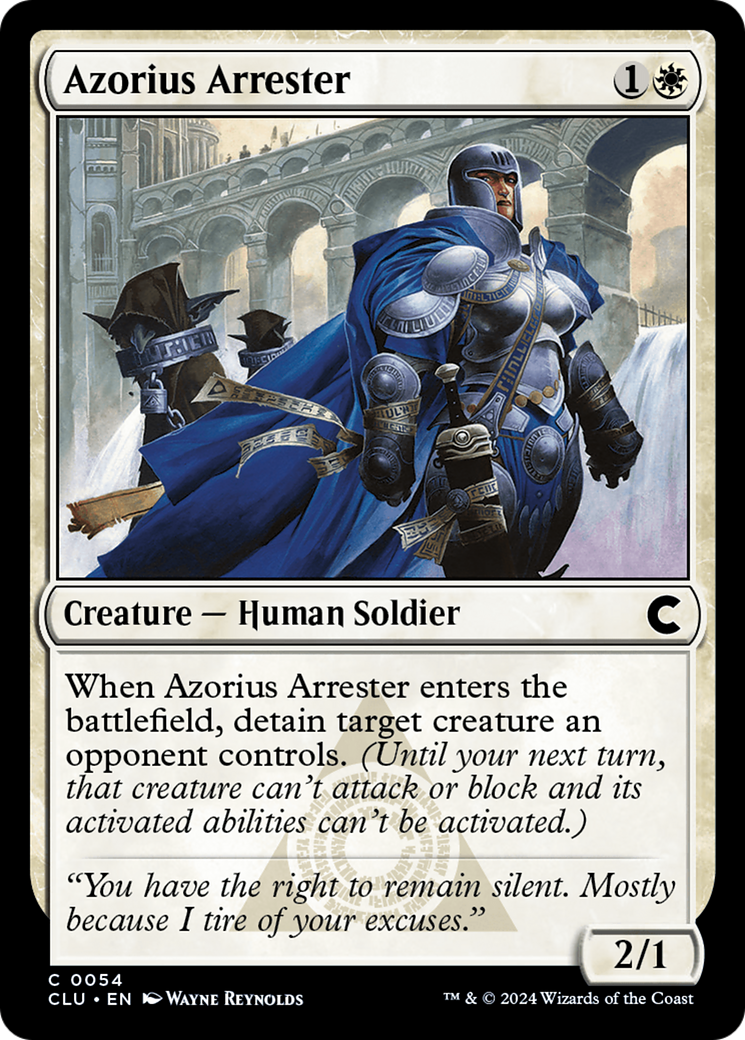 Arrester d'Azorius [Ravnica : Édition Clue] 