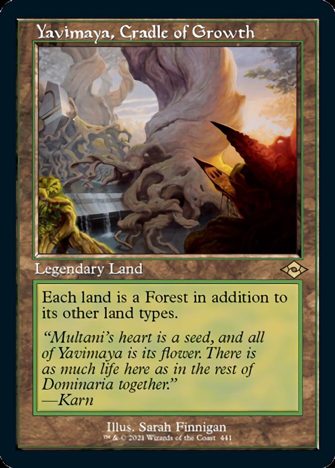 Yavimaya, berceau de la croissance (Retro Foil Etched) [Modern Horizons 2] 