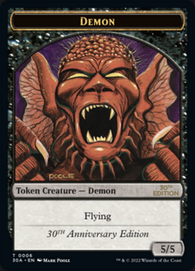 Demon Token (30A-006) - 30th Anniversary Tokens
