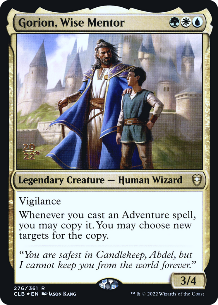 Gorion, sage mentor [Promotions avant-première de Commander Legends: Battle for Baldur's Gate] 