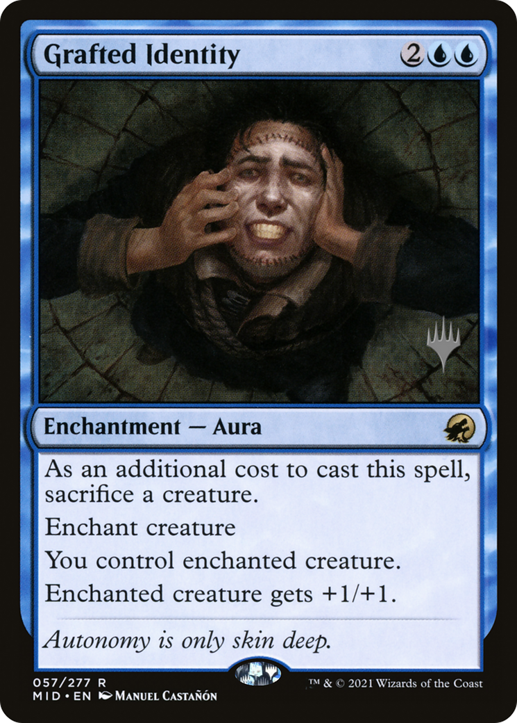 Identité greffée (Pack promotionnel) [Innistrad : Promos Midnight Hunt] 