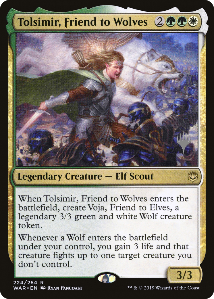 Tolsimir, ami des loups (Pack promotionnel) [War of the Spark Promos] 