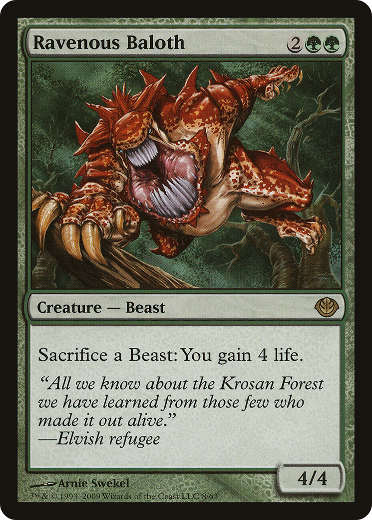 Ravenous Baloth (DDD-008) - Duel Decks: Garruk vs. Liliana