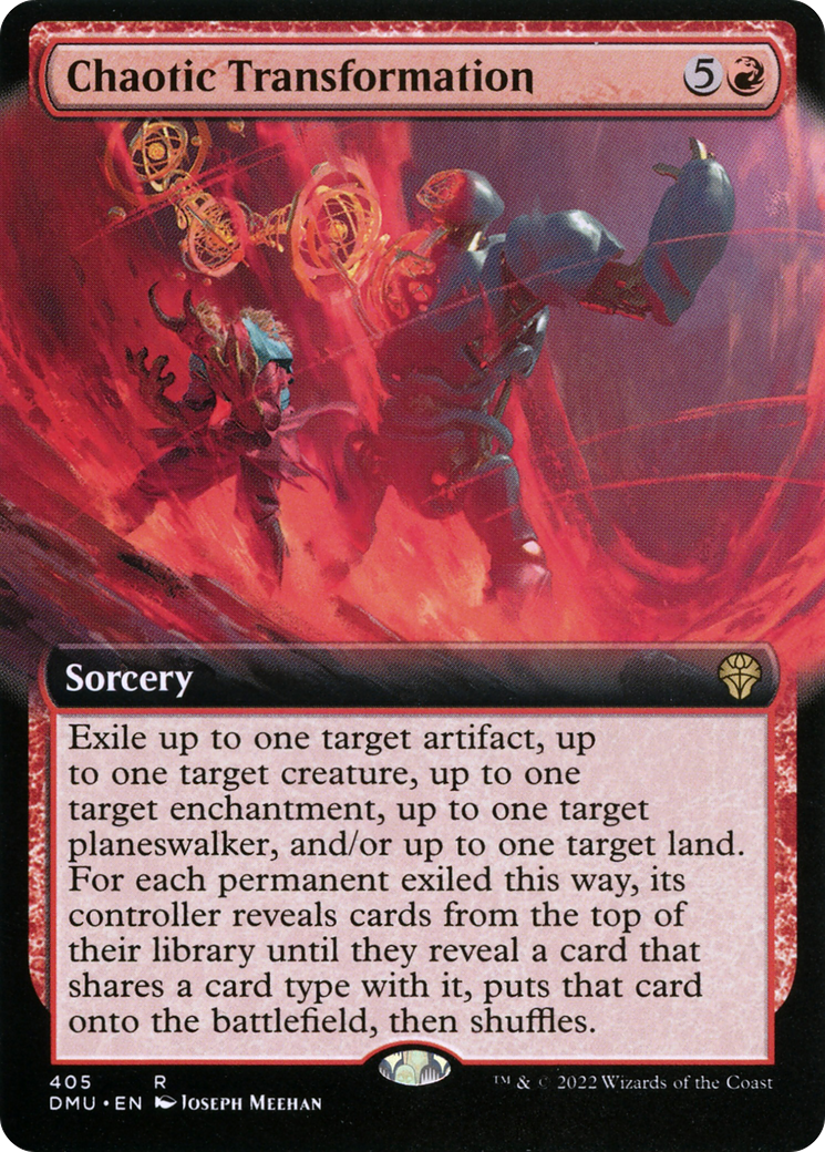 Transformation chaotique (art étendu) [Dominaria United] 