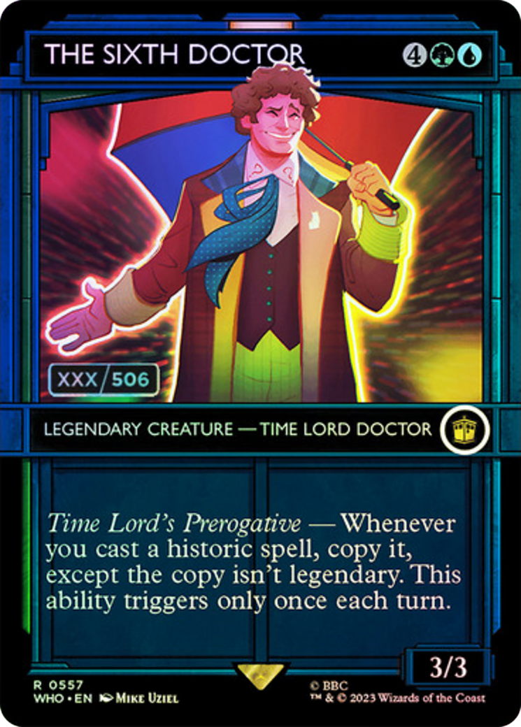 Le sixième docteur (numéro de série) [Doctor Who] 
