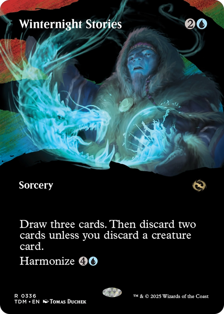 Winternight Stories (Borderless) (TDM-336) - Tarkir: Dragonstorm: (Showcase) (Borderless)
