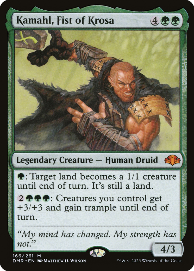 Kamahl, poing de Krosa [Dominaria Remastered] 