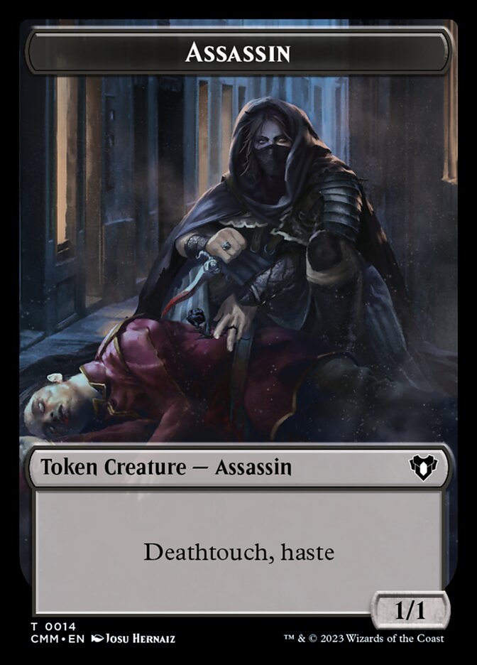 Servo // Jeton Assassin double face [Jetons Commander Masters] 