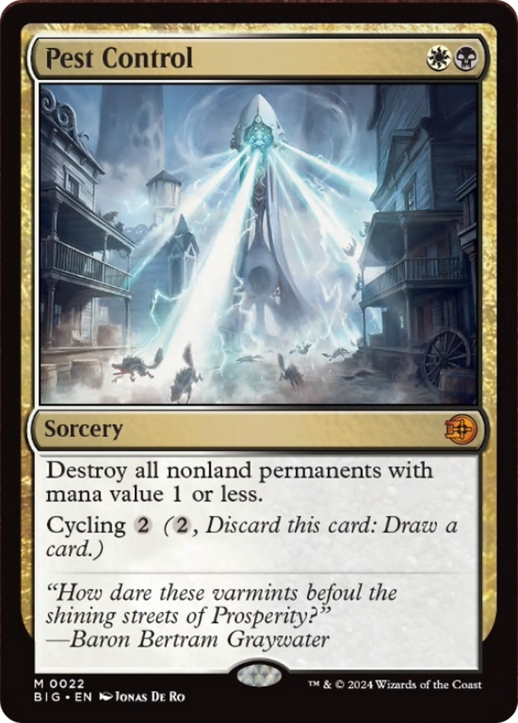 Lutte antiparasitaire [Les hors-la-loi de Thunder Junction : le gros score] 