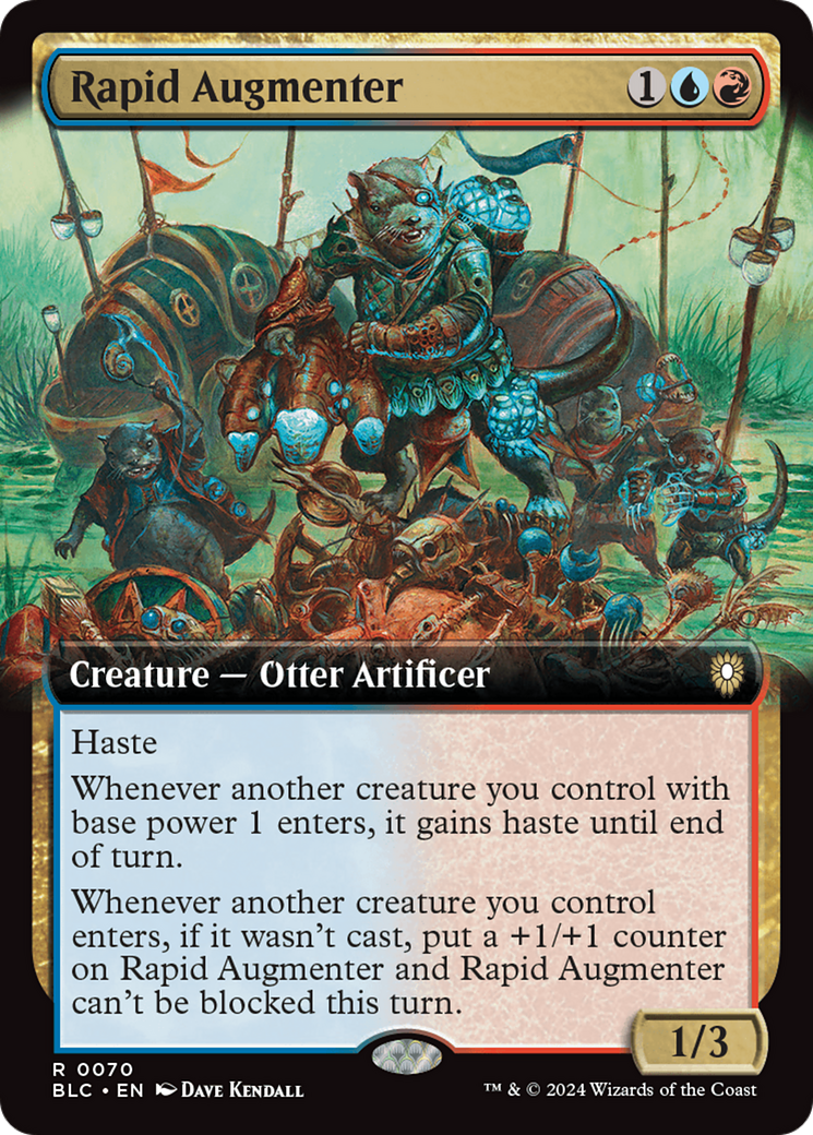 Rapid Augmenter (Art étendu) [Bloomburrow Commander] 
