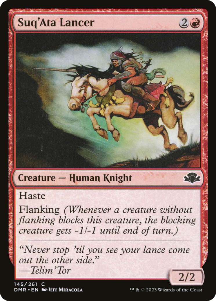 Suq'Ata Lancer [Dominaria Remasterisé] 