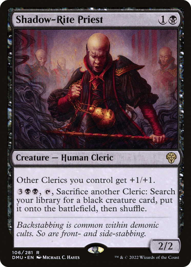 Prêtre du Rite de l'Ombre [Dominaria United] 