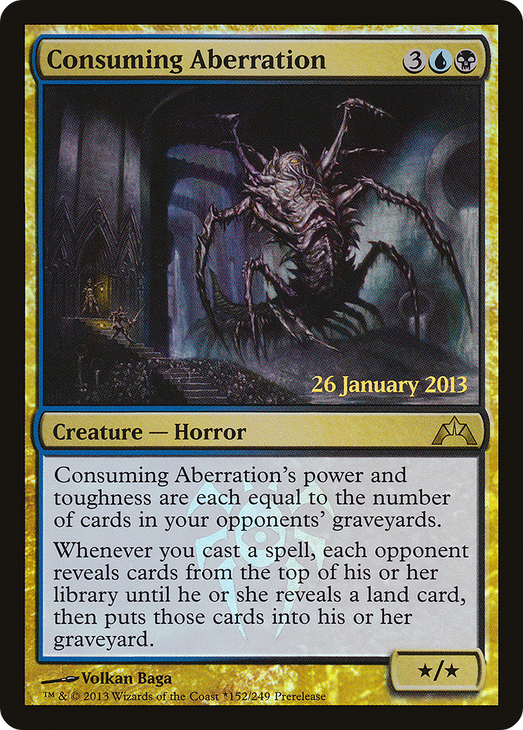 Consuming Aberration (GTC) (PRE-152) - Gatecrash Promos Foil