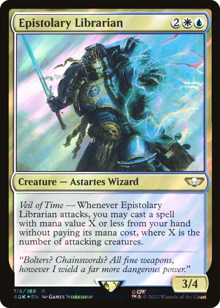 Bibliothécaire épistolaire (Surge Foil) [Warhammer 40,000] 