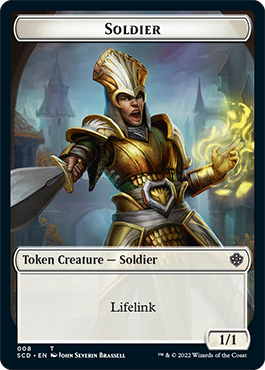 Saproling // Jeton Soldat Double Face [Starter Commander Decks] 