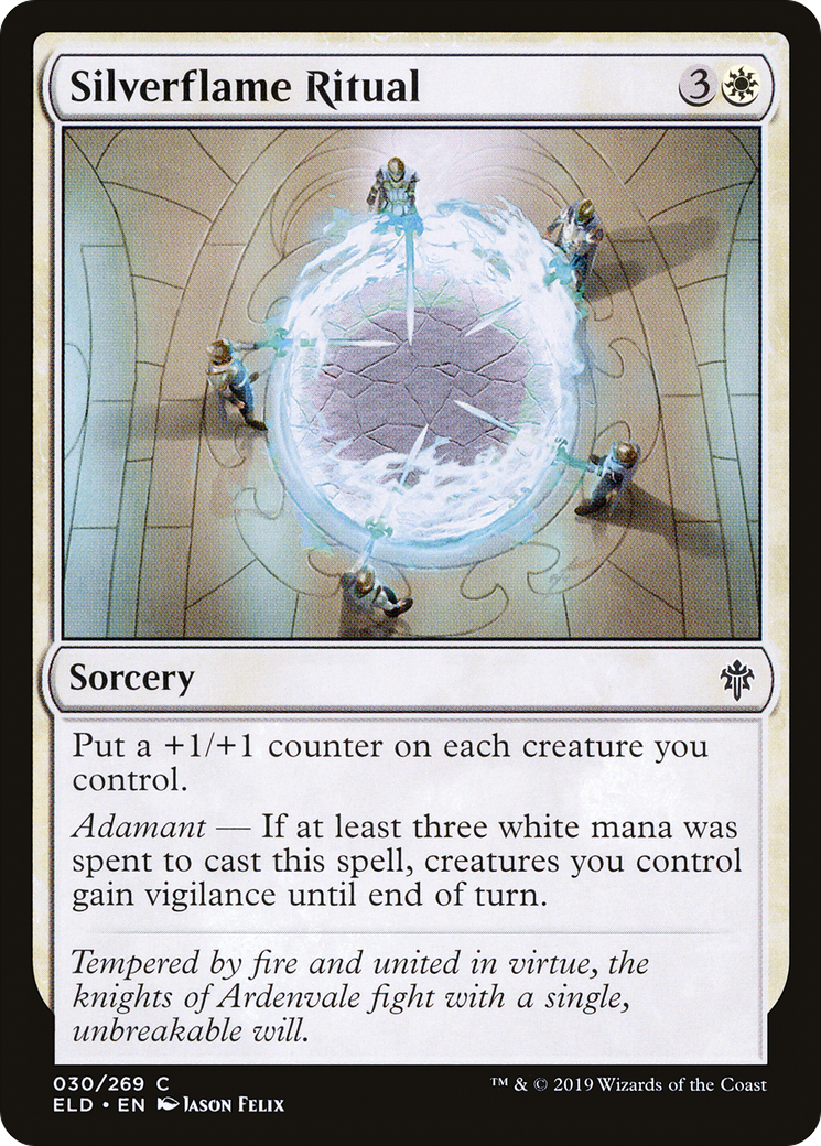 Rituel de la Flamme d'Argent [Trône d'Eldraine] 