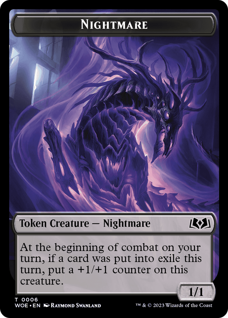 Jeton de Cauchemar [Jetons des Terres Sauvages d'Eldraine] 