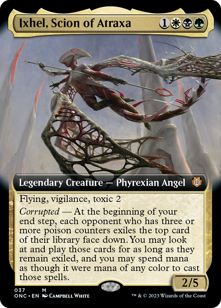 Ixhel, descendant d'Atraxa (Extended Art) [Phyrexia : Tous seront un seul commandant] 