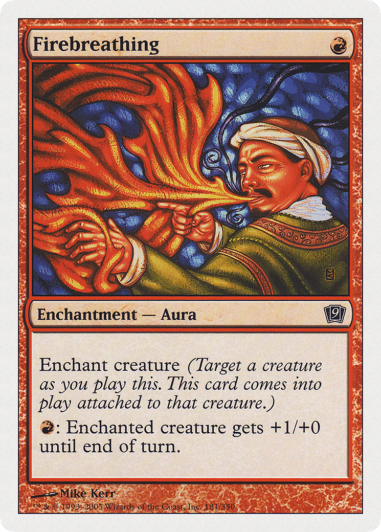Firebreathing (9ED-181) - 9th Edition Foil