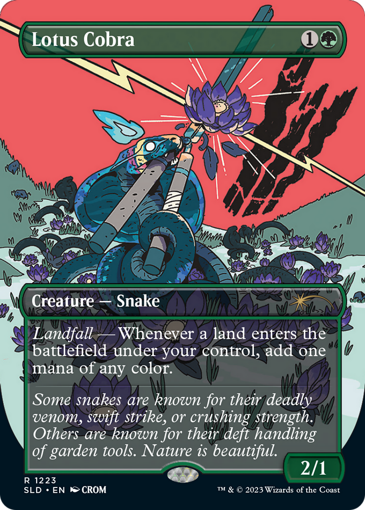 Lotus Cobra (sans bordure) [Série Secret Lair Drop] 