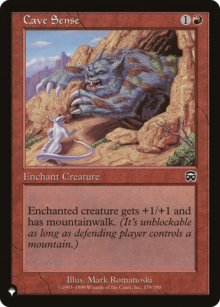 Cave Sense (LIST-MMQ-179) - The List