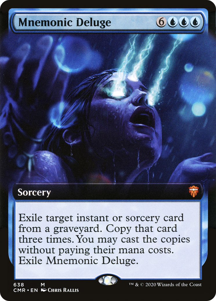 Déluge mnémonique (art étendu) [Commander Legends] 
