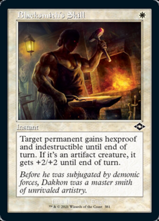 Compétence du forgeron (gravure rétro) [Modern Horizons 2]