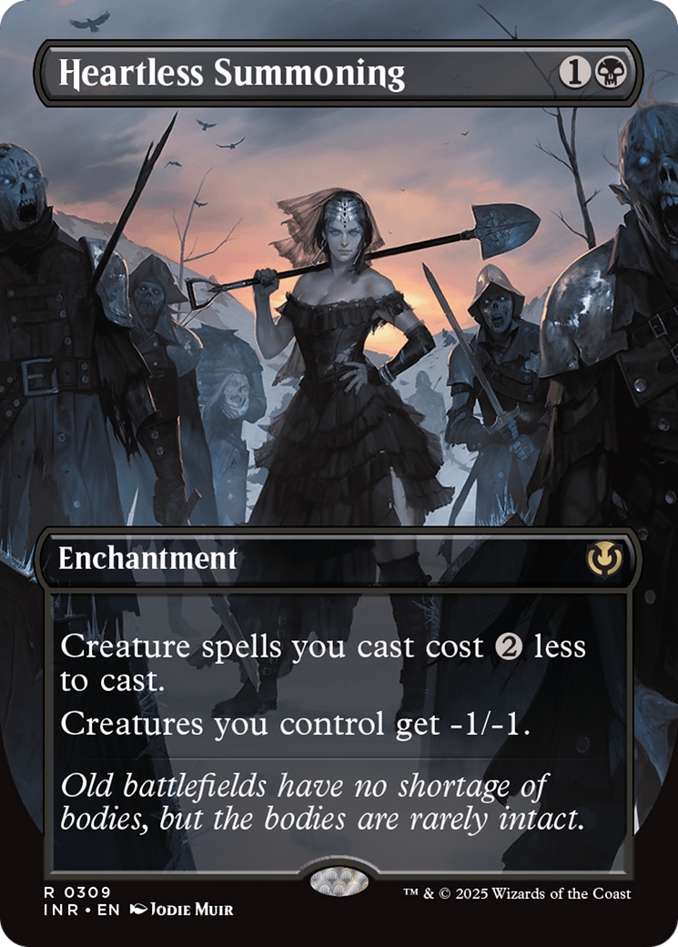 Heartless Summoning (Borderless) (INR-309) - Innistrad Remastered: (enchantment) (Borderless)