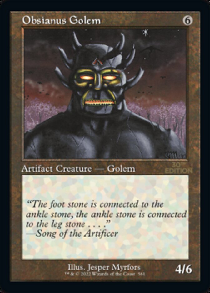 Obsianus Golem (Rétro) [Édition 30e anniversaire] 