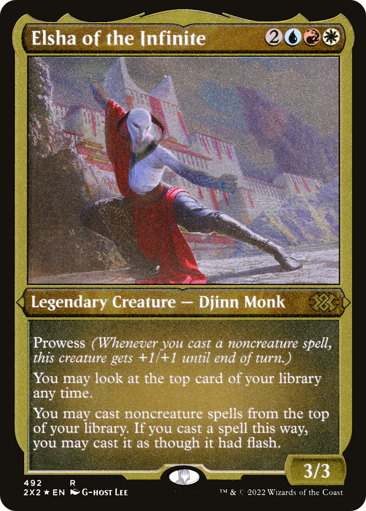 Elsha of the Infinite (Foil Etched) (2X2-492) - Double Masters 2022 Foil