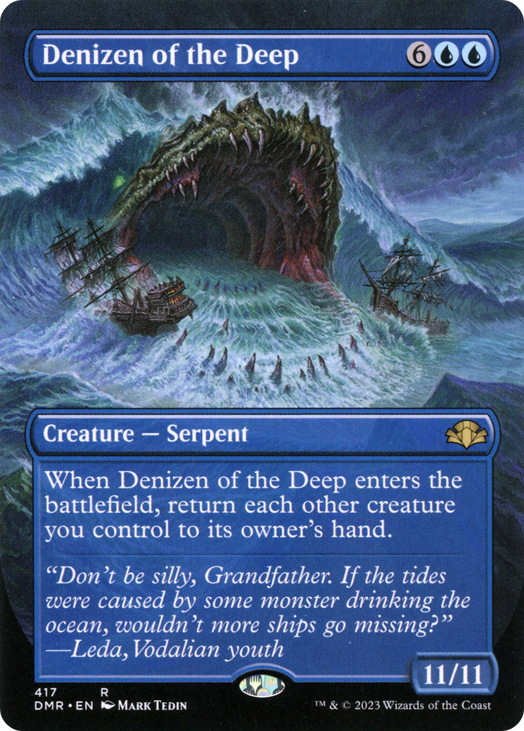 Habitant des profondeurs (Art alternatif sans frontières) [Dominaria Remastered] 