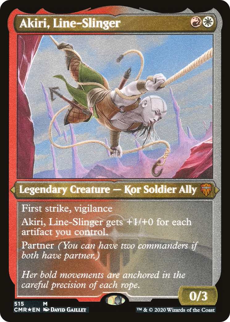 Akiri, Line-Slinger (Gravé) [Commander Legends] 