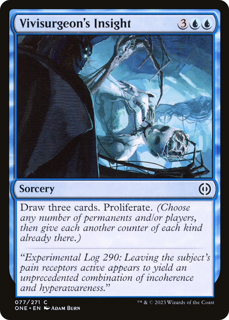 La perspicacité de Vivisurgeon [Phyrexia : Tous seront un] 
