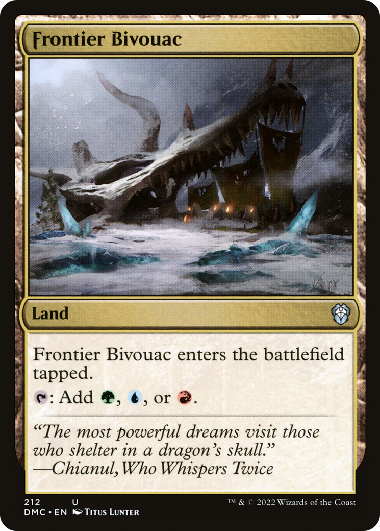 Bivouac frontière [Dominaria United Commander] 