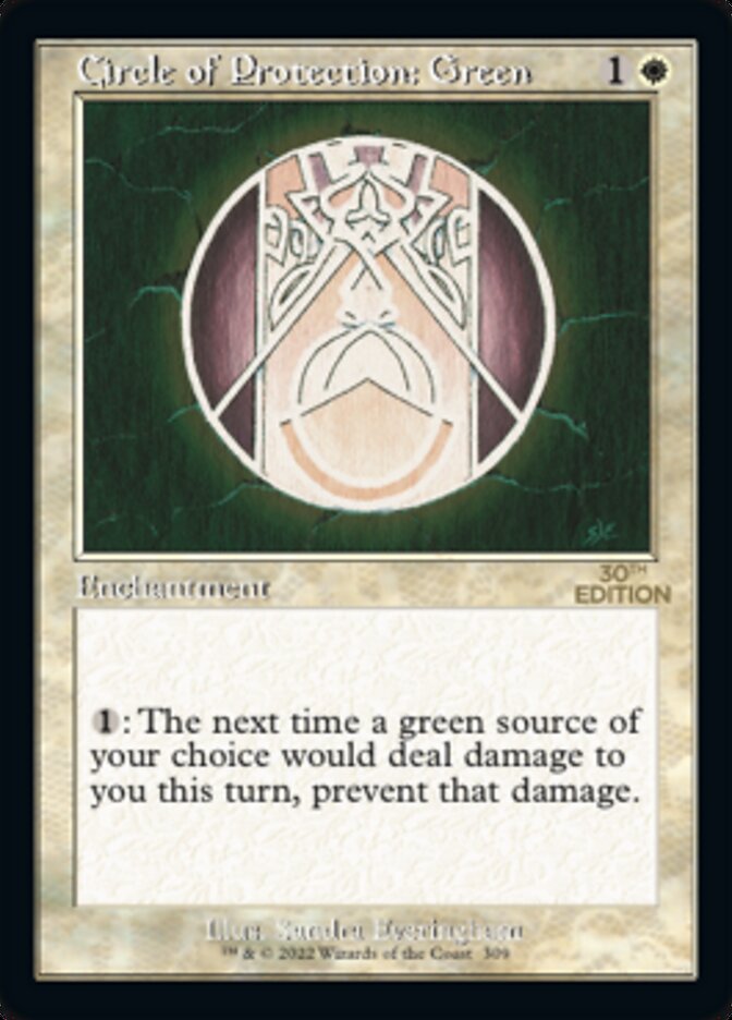 Cercle de protection : Vert (Rétro) [Édition 30e anniversaire] 
