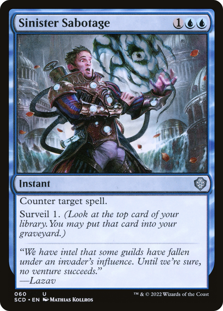 Sabotage sinistre [Decks Starter Commander] 