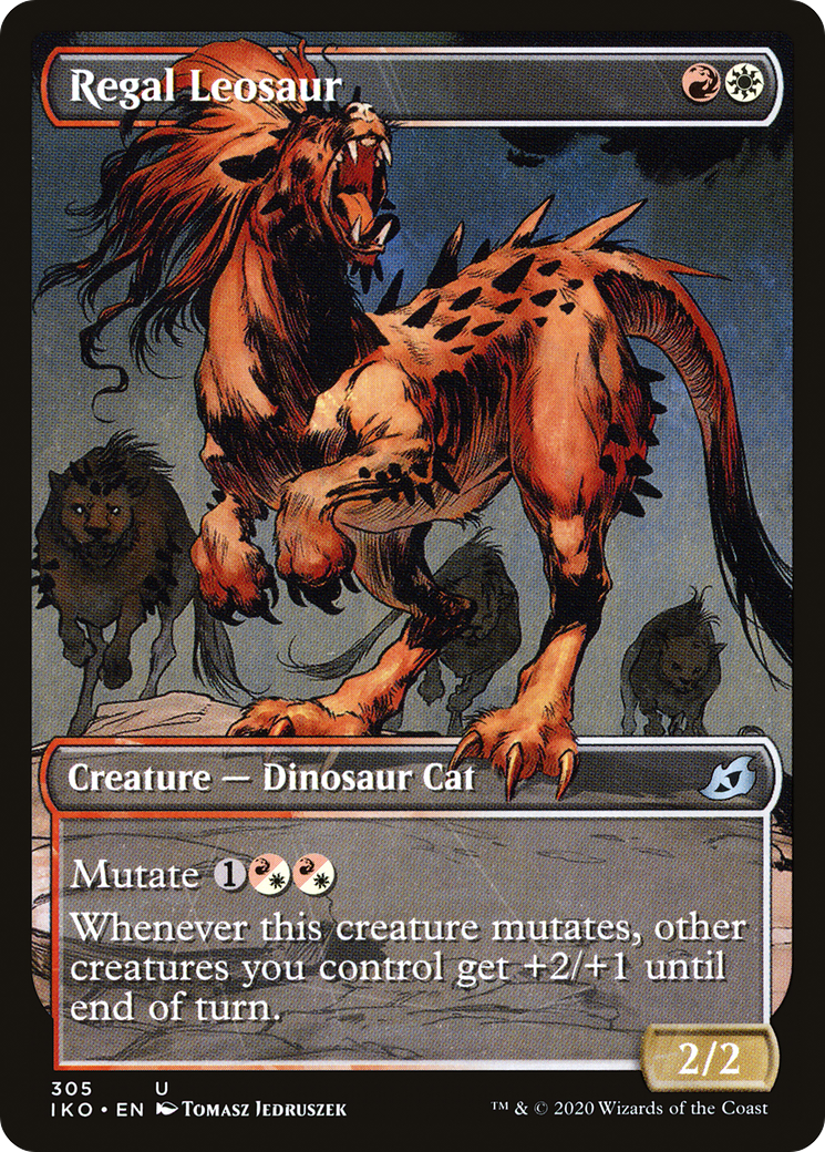 Regal Leosaur (Showcase) (IKO-305) - Ikoria: Lair of Behemoths: (Showcase)