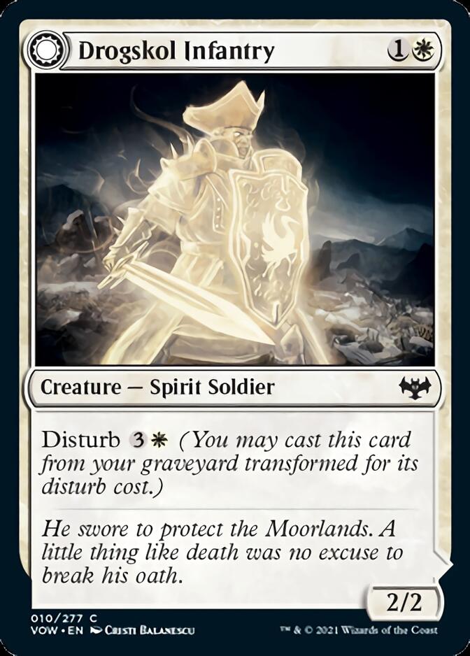 Drogskol Infantry // Drogskol Armaments (VOW-010) - Innistrad: Crimson Vow: (Double Faced Transform)