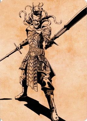 Zevlor, Elturel Exile Art Card (78) [Commander Legends : Battle for Baldur's Gate Art Series] 