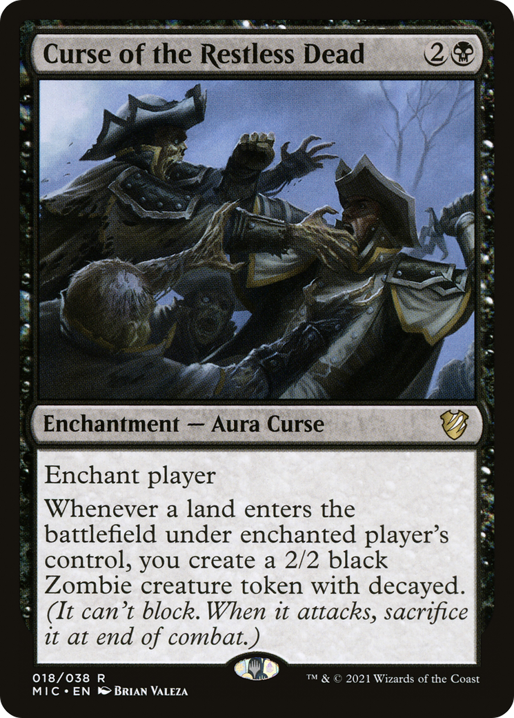 Malédiction des morts agités [Innistrad : Midnight Hunt Commander] 