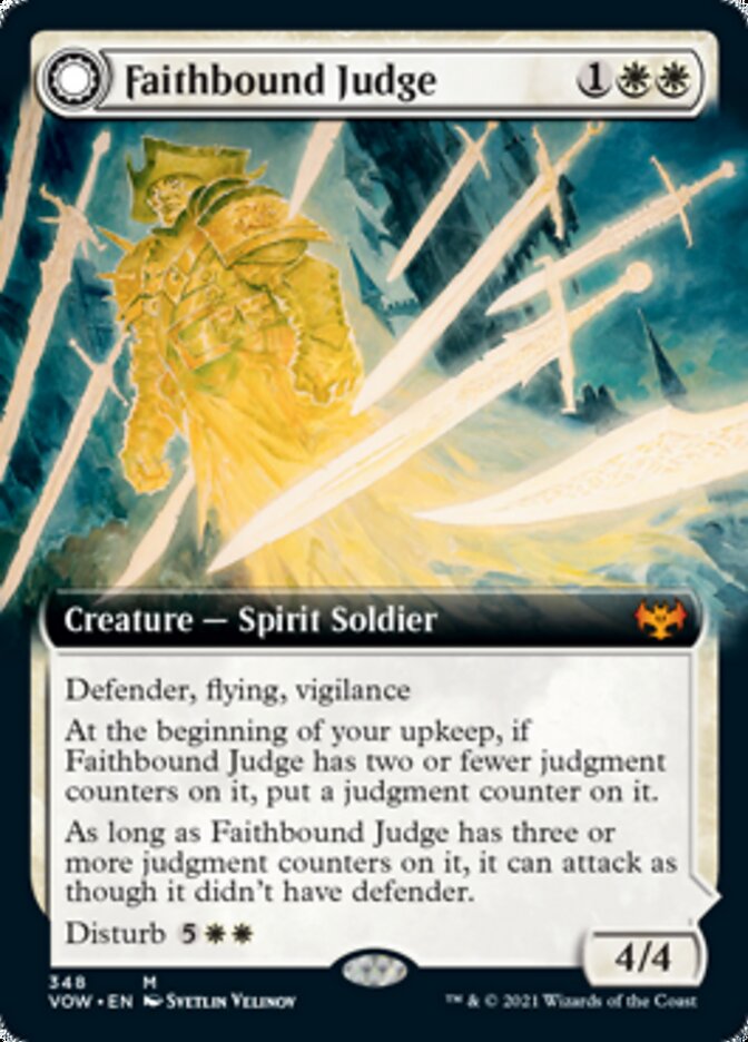 Juge fidèle // Jugement du pécheur (art étendu) [Innistrad : Vœu cramoisi] 