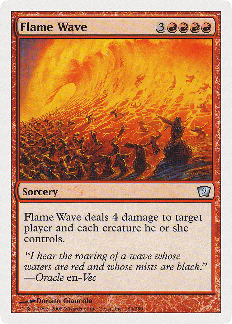 Flame Wave (9ED-182) - 9th Edition