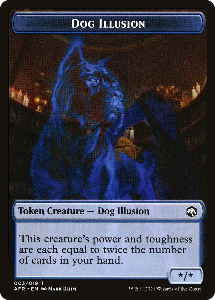 Dog Illusion Token [Dungeons & Dragons: Adventures in the Forgotten Realms Tokens]