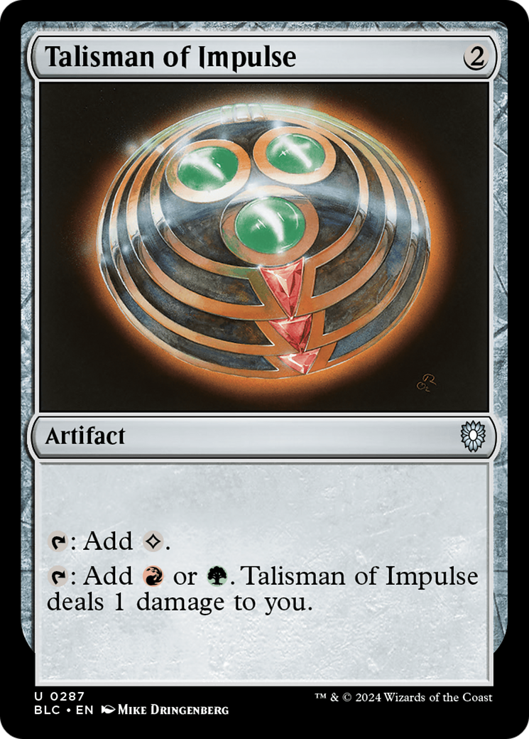 Talisman d'impulsion [Commandant Bloomburrow] 