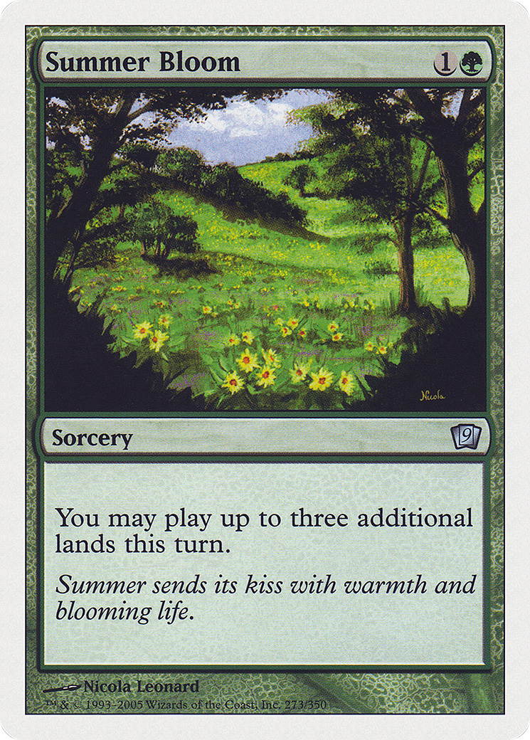 Summer Bloom (9ED-273) - 9th Edition