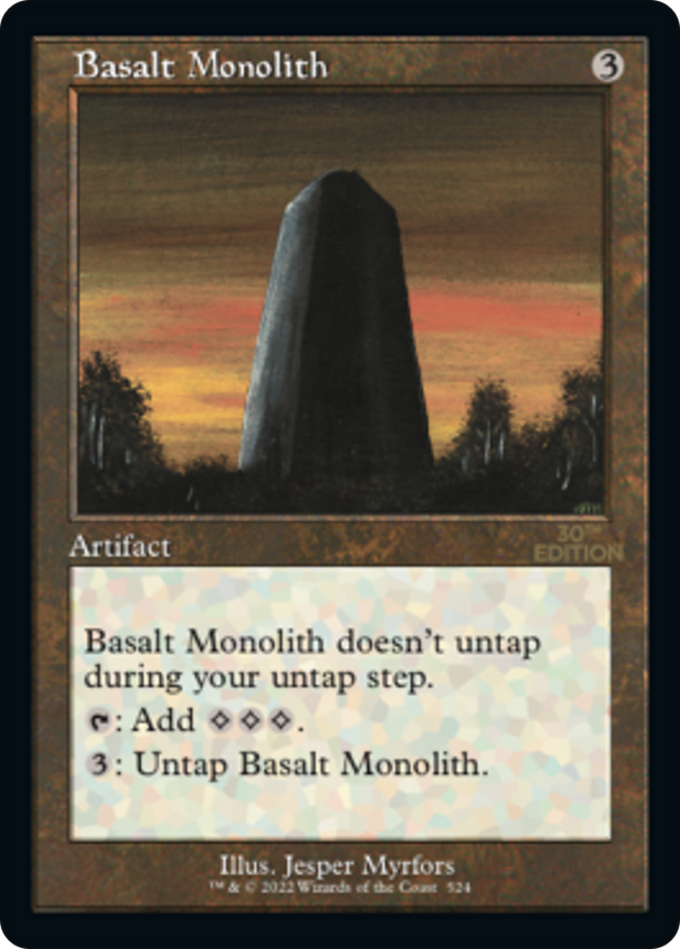 Monolithe de basalte (rétro) [édition 30e anniversaire] 