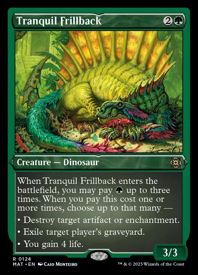 Tranquil Frillback (Foil Etched) [Marche de la machine : les conséquences] 