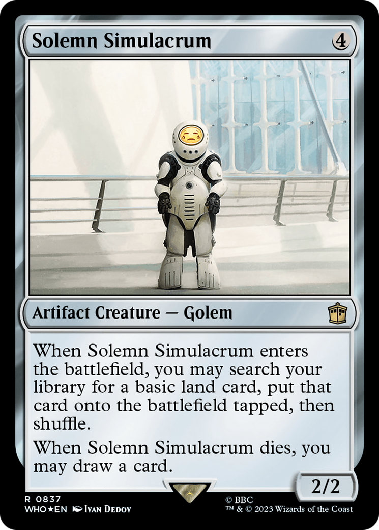 Simulacre solennel (Surge Foil) [Doctor Who] 