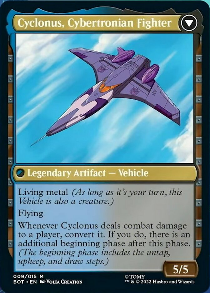 Cyclonus, the Saboteur (BOT-009) - Transformers: (convertdfc)